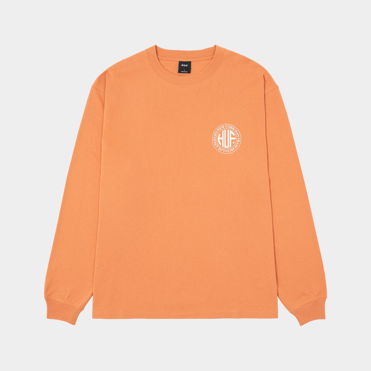 HUF (ハフ) Worldwide JP /T-SHIRTS（Tシャツ）/ REGIONAL LS TEE商品 / CARAMEL