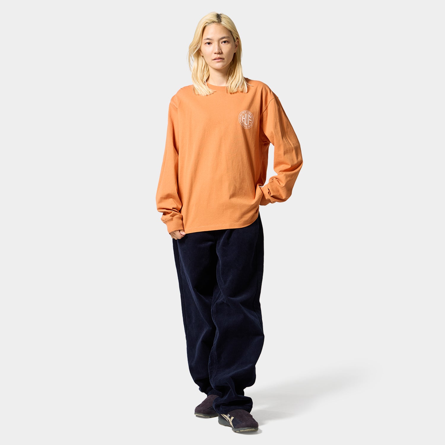 HUF (ハフ) Worldwide JP /T-SHIRTS（Tシャツ）/ REGIONAL LS TEE商品 / CARAMEL
