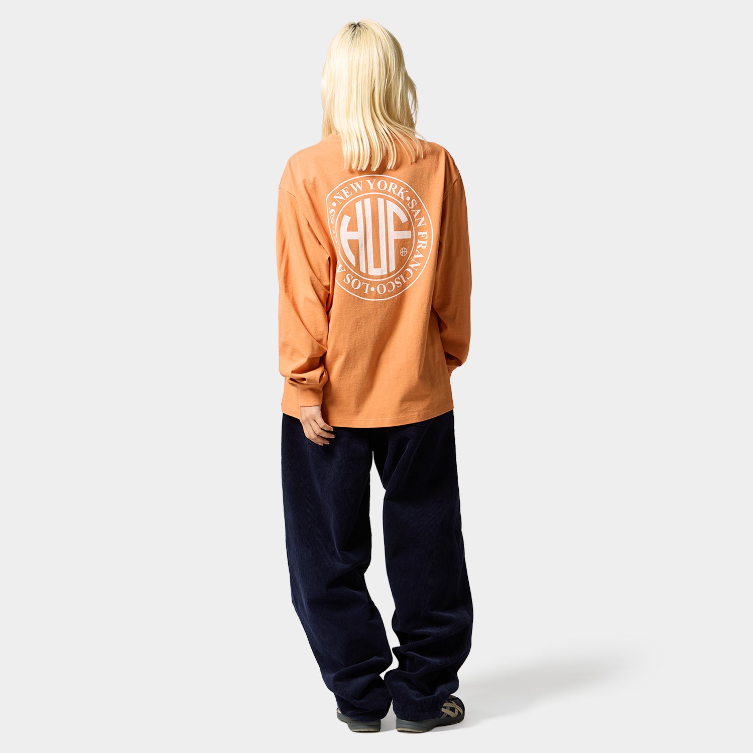 HUF (ハフ) Worldwide JP /T-SHIRTS（Tシャツ）/ REGIONAL LS TEE商品 / CARAMEL
