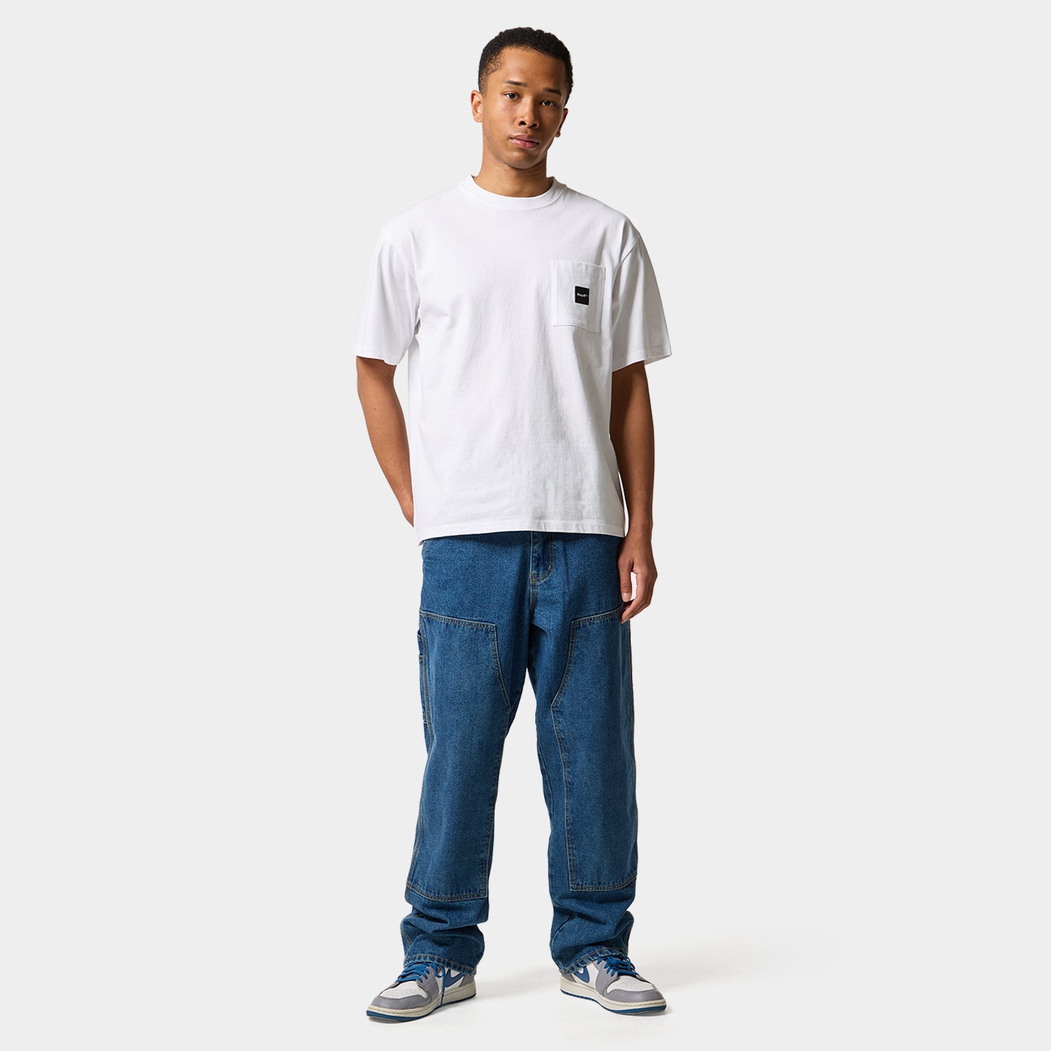 HUF (ハフ) Worldwide JP /T-SHIRTS（Tシャツ）/ BOX LOGO POCKET TEE商品 / PINK