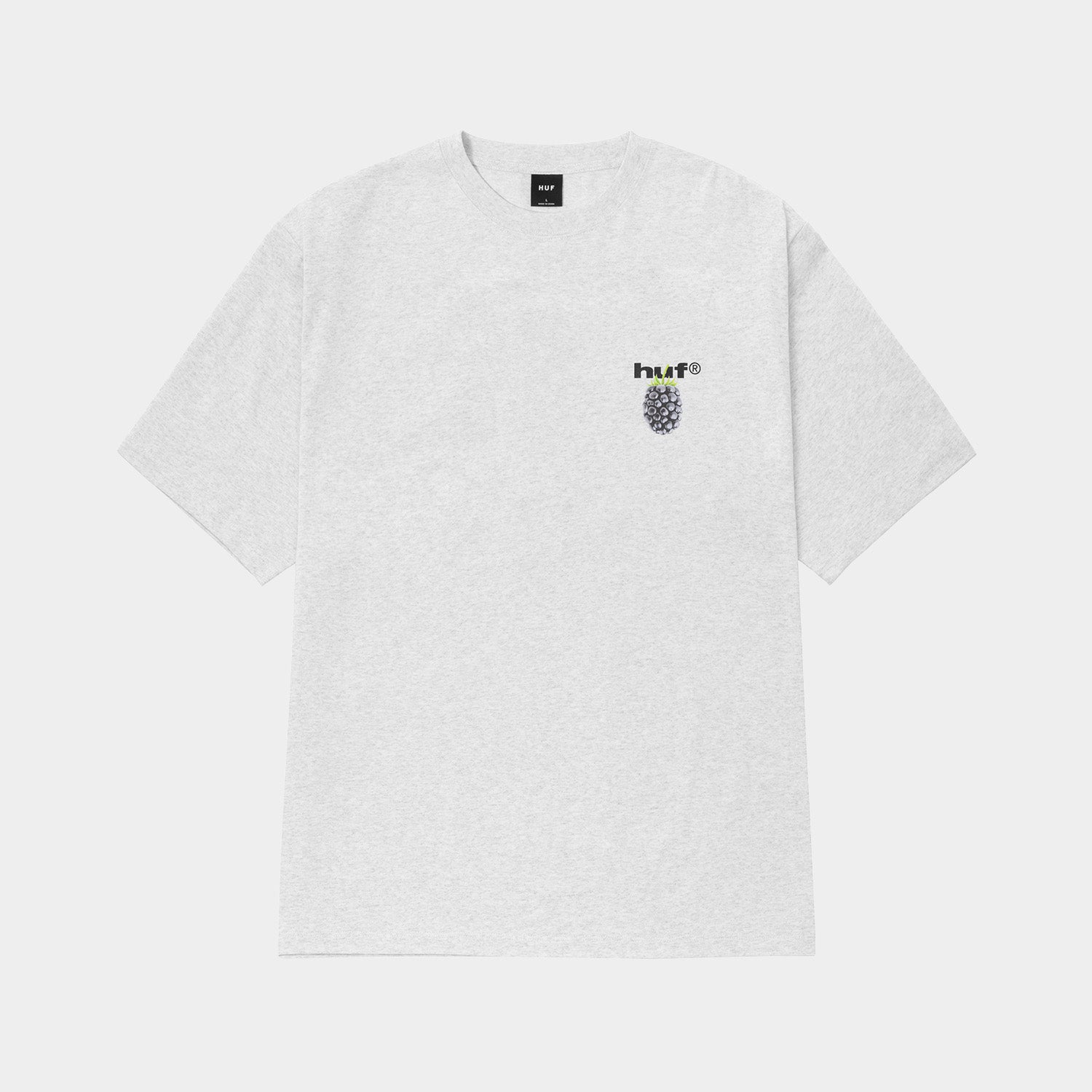 HUF (ハフ) Worldwide JP /T-SHIRTS（Tシャツ）/ BLACK BERRY TEE商品 / ASH GREY