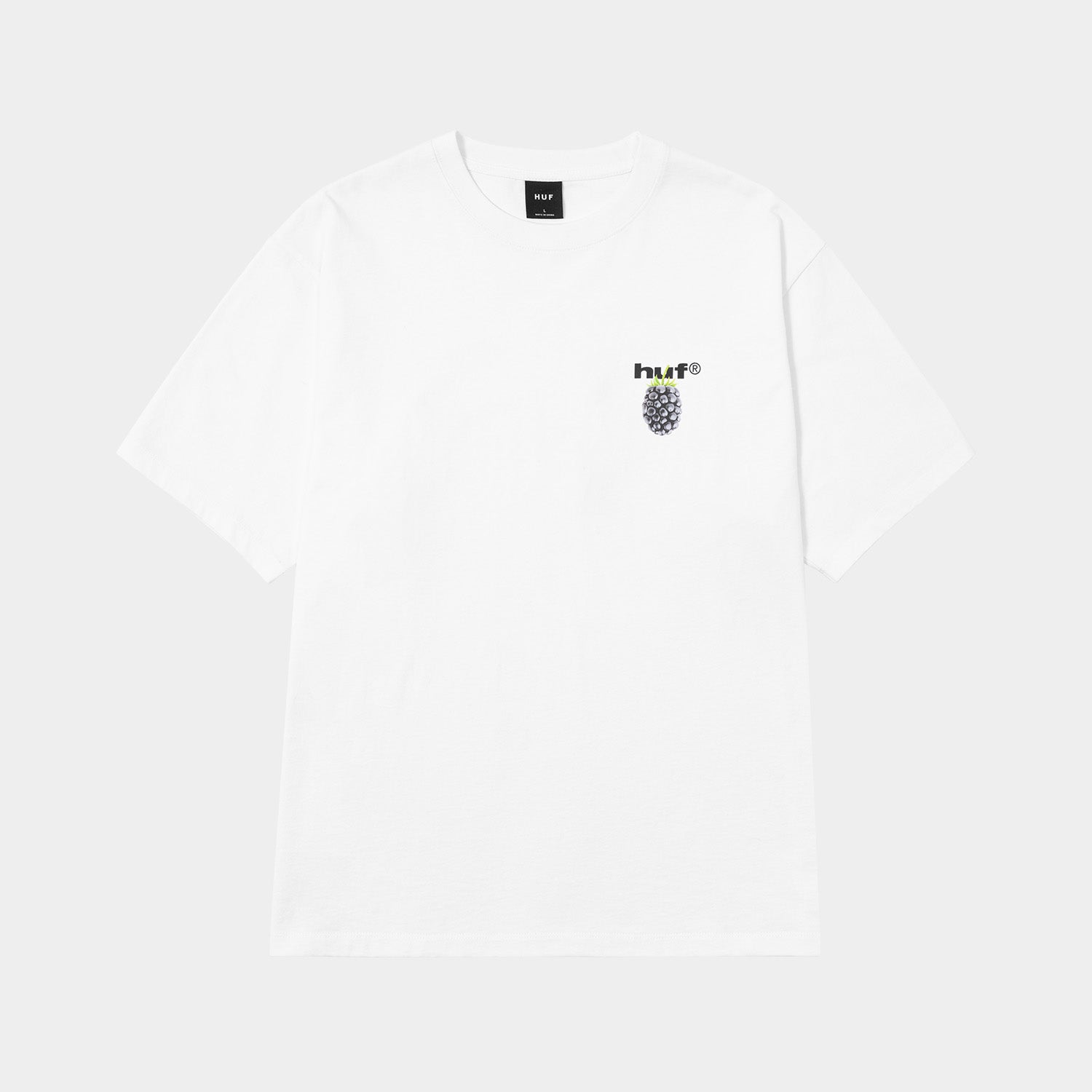 HUF (ハフ) Worldwide JP /T-SHIRTS（Tシャツ）/ BLACK BERRY TEE商品 / ASH GREY