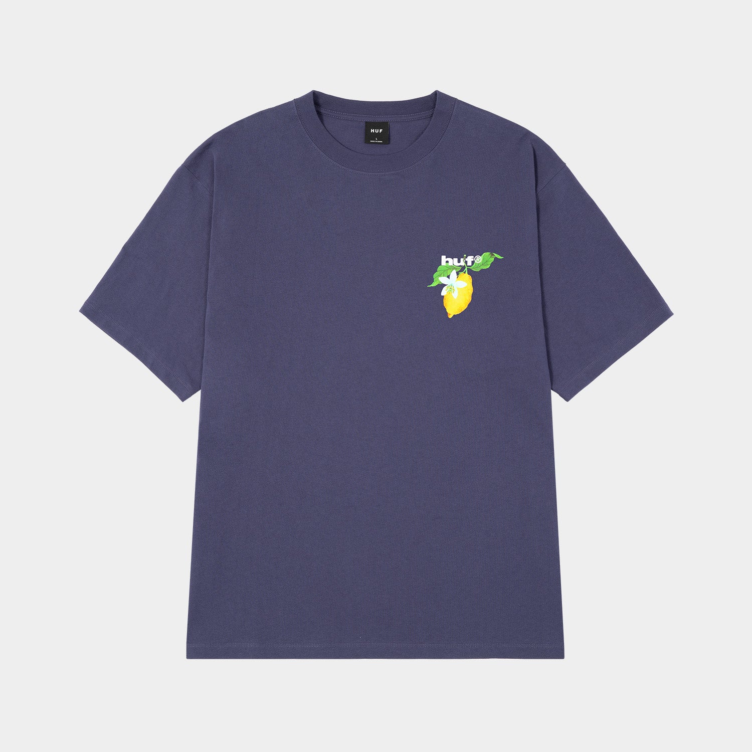HUF (ハフ) Worldwide JP /T-SHIRTS（Tシャツ）/ SOUR LEMON TEE商品 / NAVY