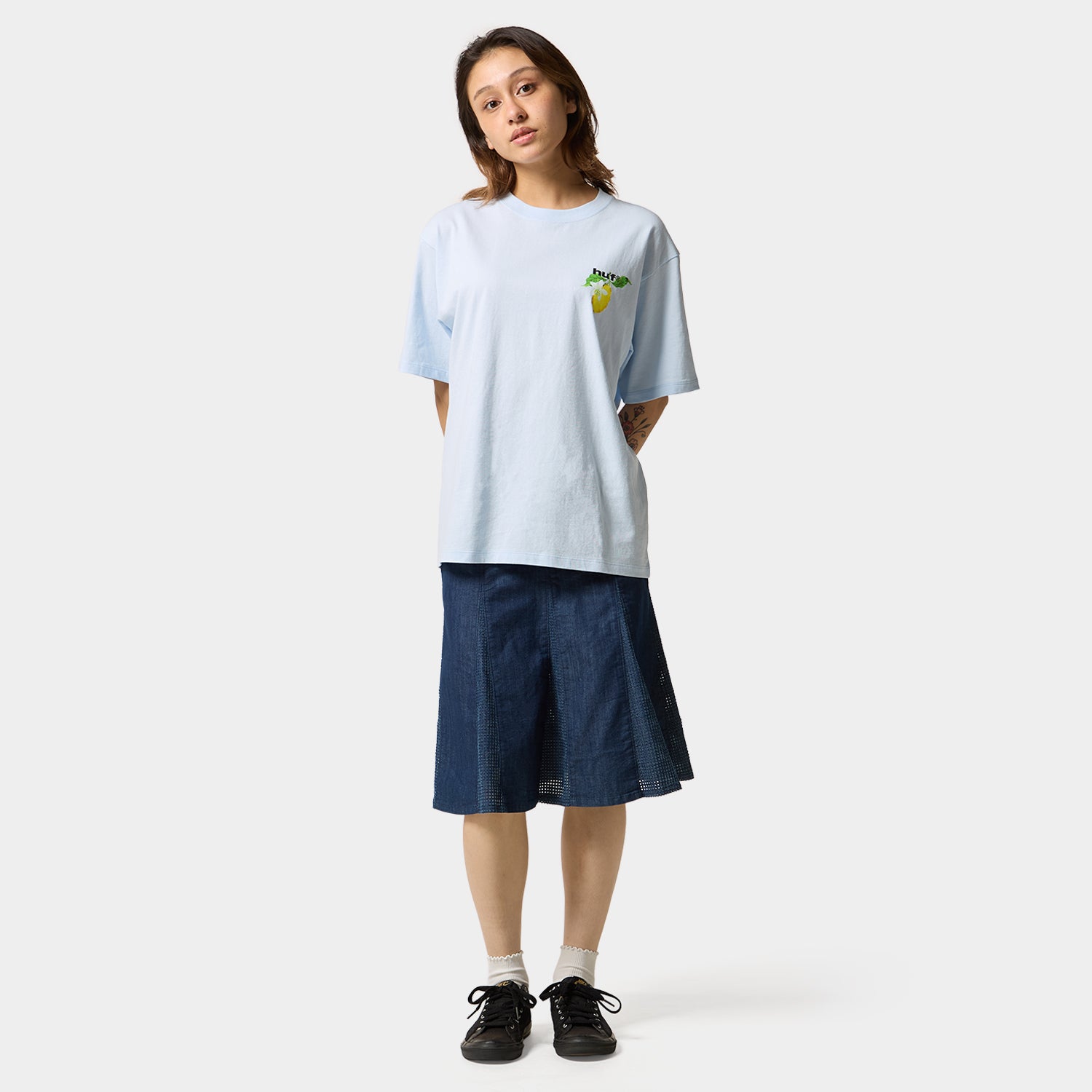 HUF (ハフ) Worldwide JP /T-SHIRTS（Tシャツ）/ SOUR LEMON TEE商品 / NAVY
