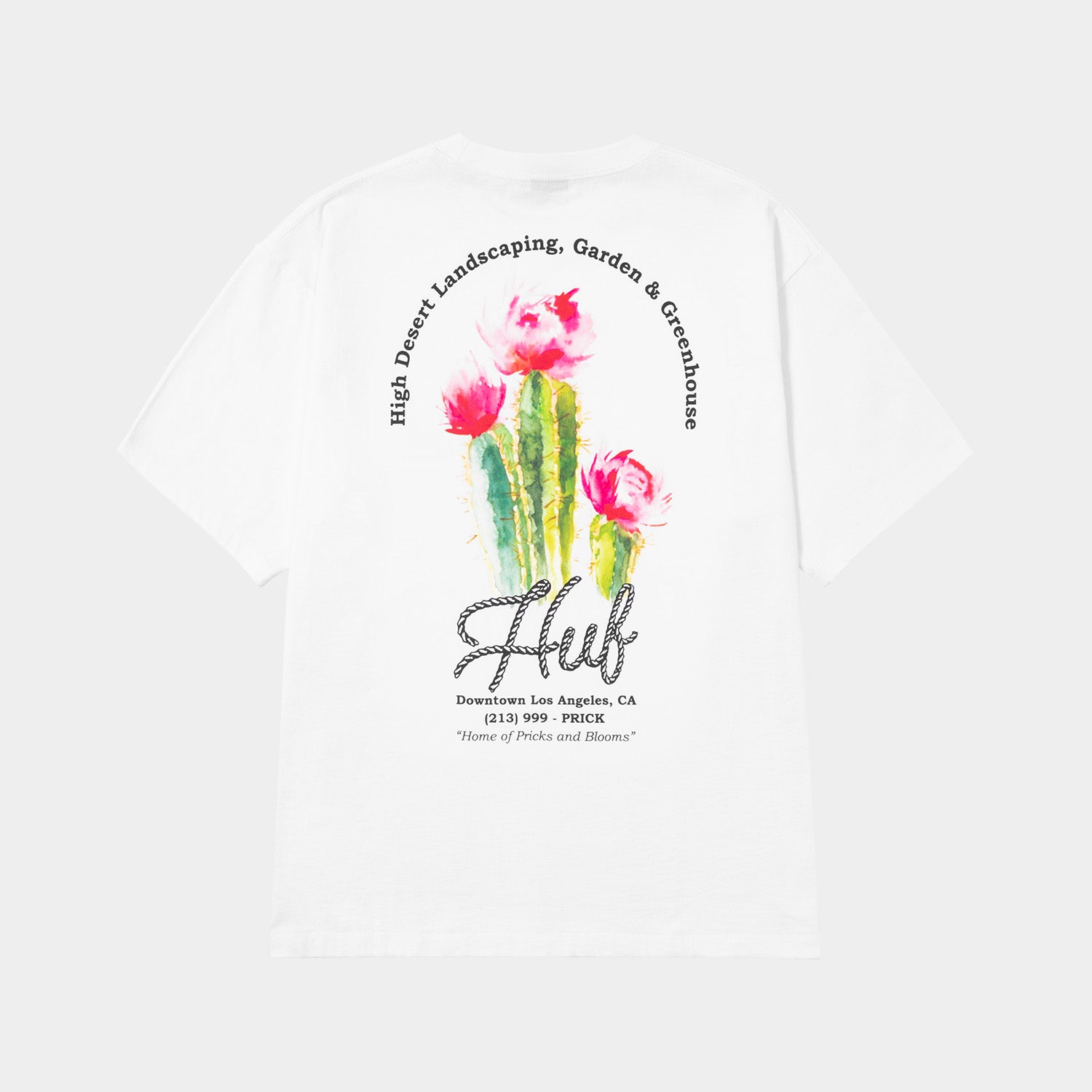 HUF (ハフ) Worldwide JP /T-SHIRTS（Tシャツ）/ DESERT ROSE TEE商品 / LT YELLOW