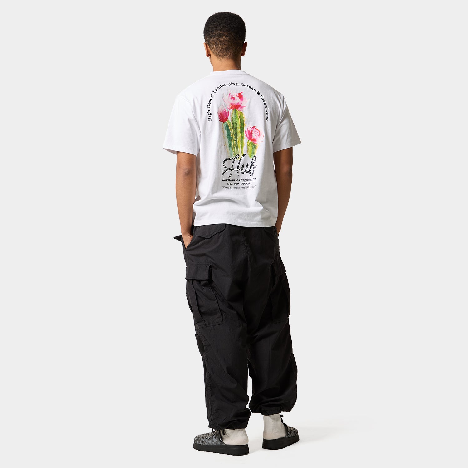 HUF (ハフ) Worldwide JP /T-SHIRTS（Tシャツ）/ DESERT ROSE TEE商品 / LT YELLOW