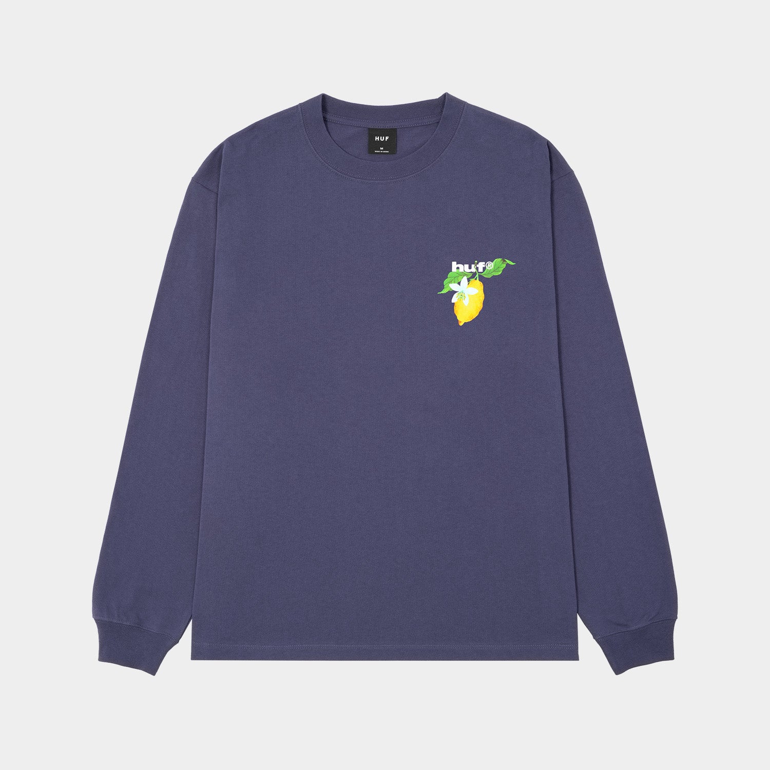 HUF (ハフ) Worldwide JP /T-SHIRTS（Tシャツ）/ SOUR LEMON LS TEE商品 / BLACK