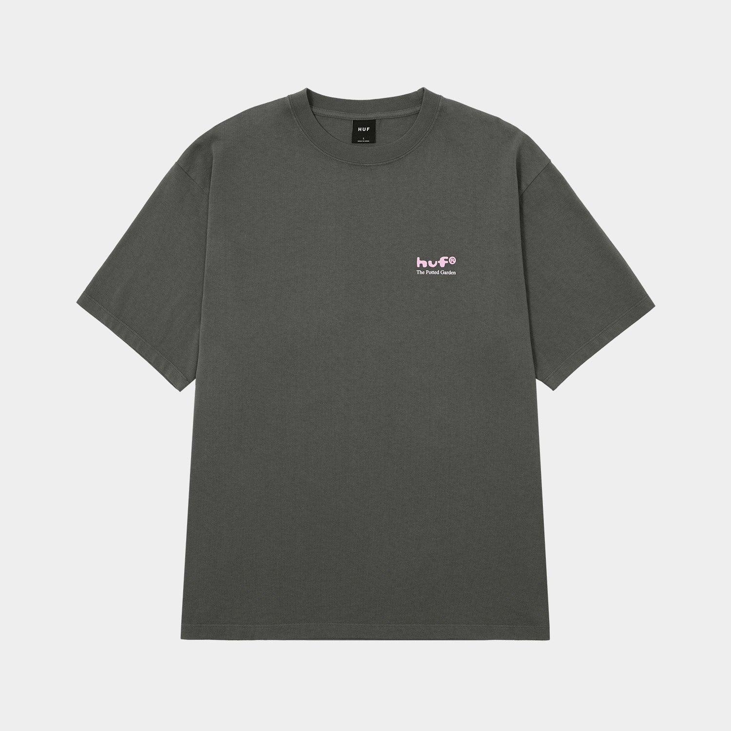 HUF (ハフ) Worldwide JP /T-SHIRTS（Tシャツ）/ THE POTTED GARDEN TEE商品 / CHARCOAL