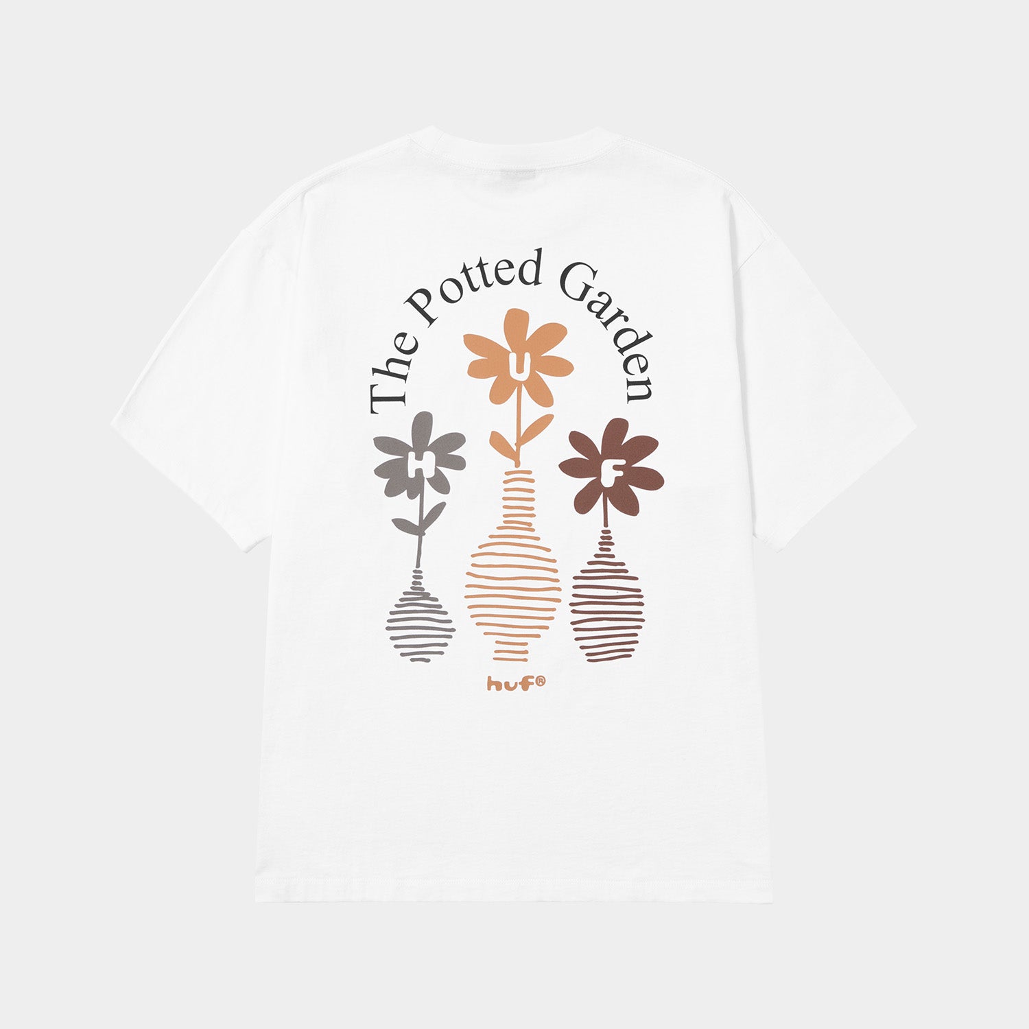 HUF (ハフ) Worldwide JP /T-SHIRTS（Tシャツ）/ THE POTTED GARDEN TEE商品 / CHARCOAL