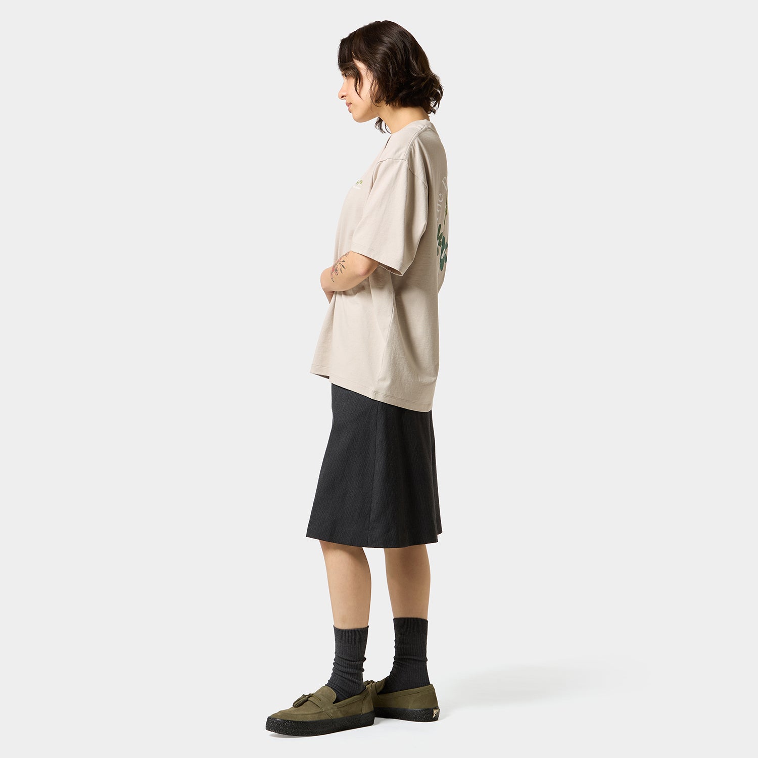 HUF (ハフ) Worldwide JP /T-SHIRTS（Tシャツ）/ THE POTTED GARDEN TEE商品 / CHARCOAL