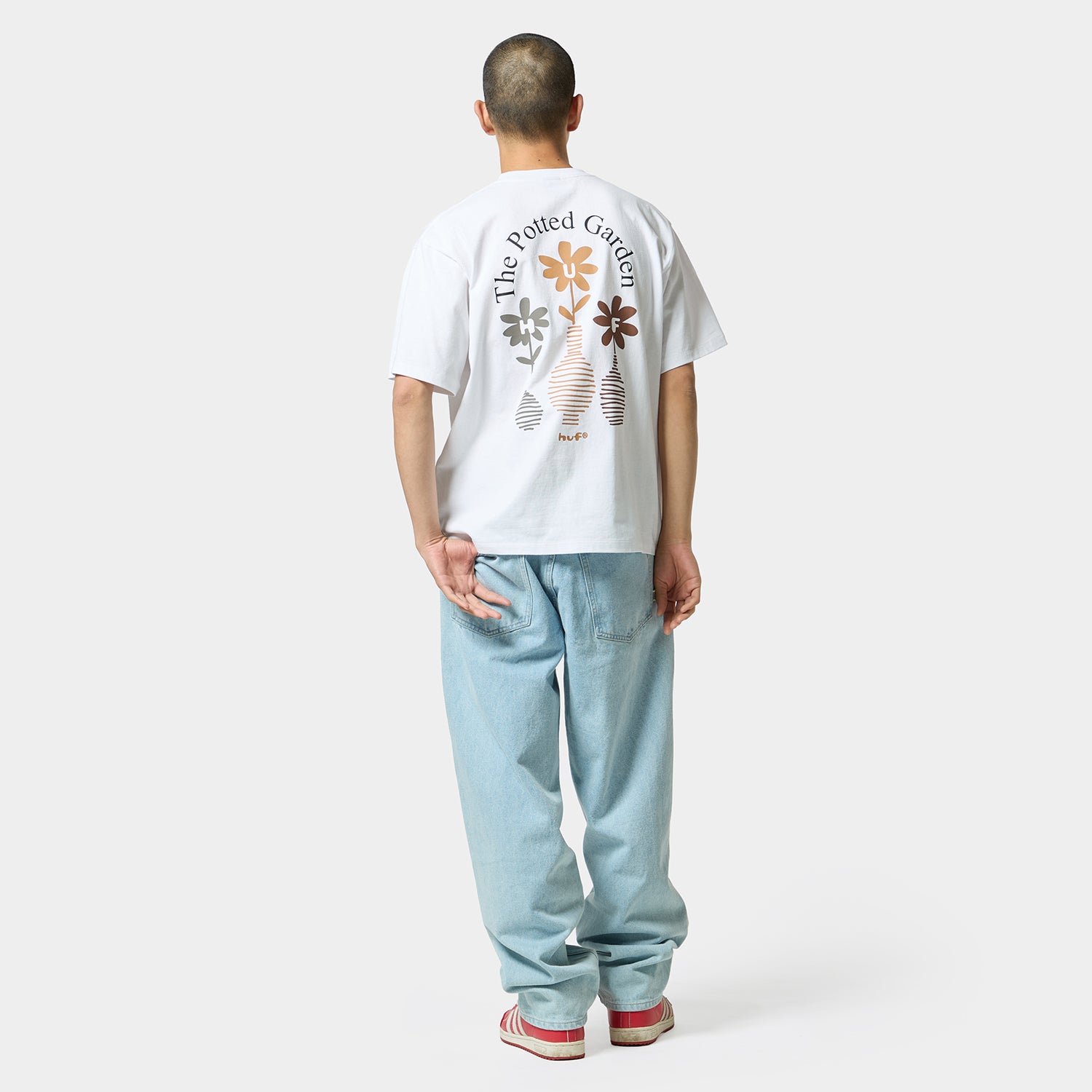 HUF (ハフ) Worldwide JP /T-SHIRTS（Tシャツ）/ THE POTTED GARDEN TEE商品 / CHARCOAL