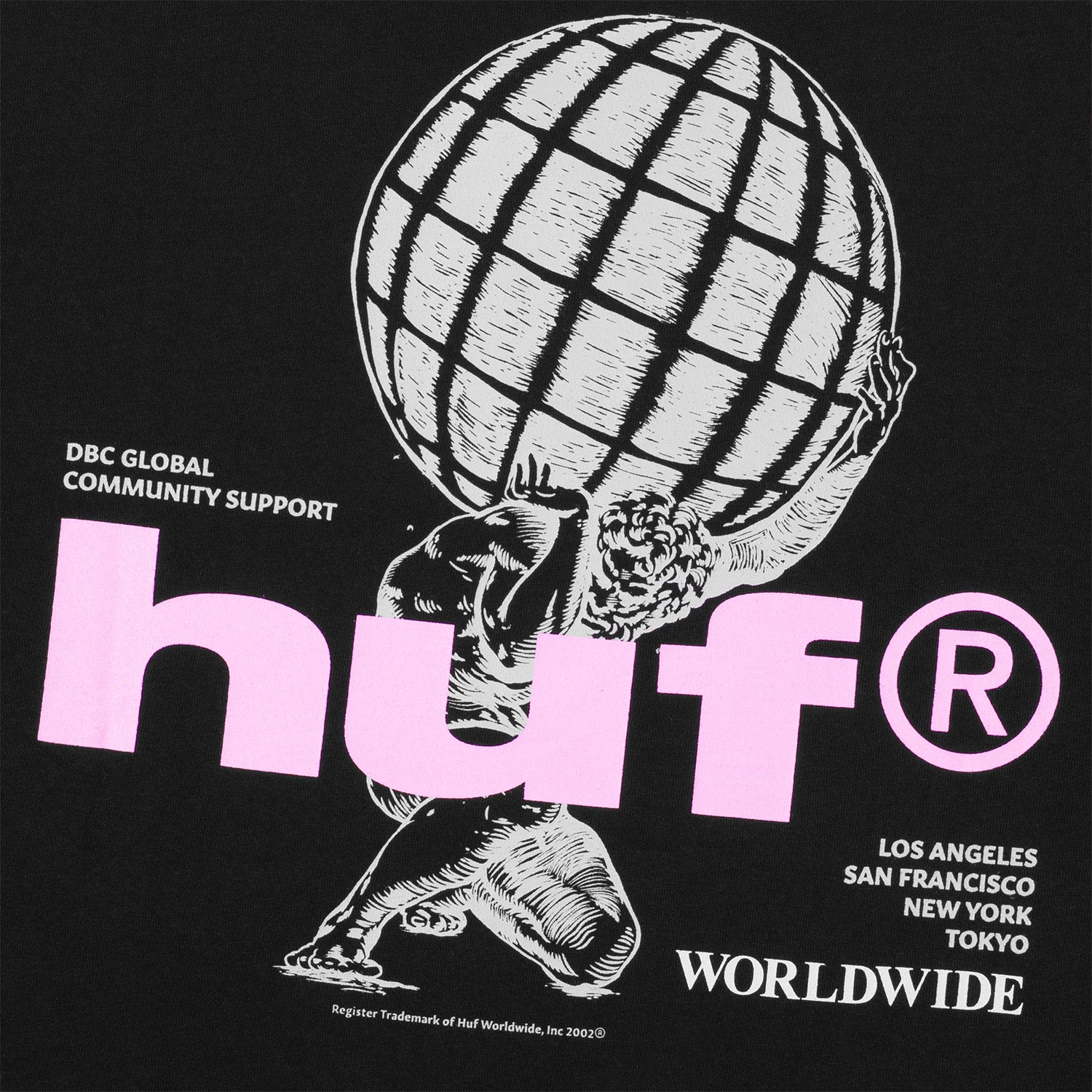 HUF (ハフ) Worldwide JP /T-SHIRTS（Tシャツ）/ COMMUNITY SUPPORT TEE商品 / BROWN