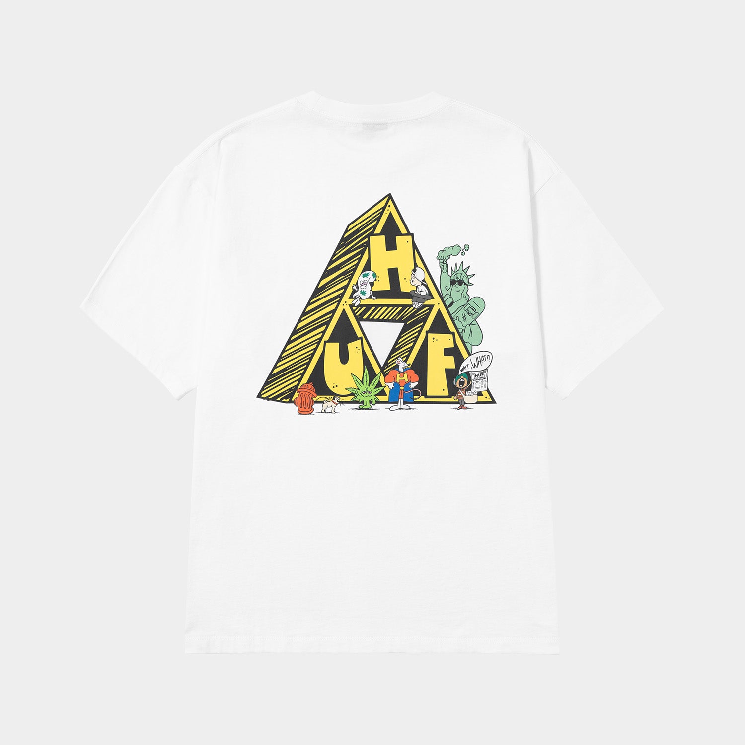 HUF (ハフ) Worldwide JP /T-SHIRTS（Tシャツ）/ 【オンラインストア限定】SATURDAY MORNING TT TEE商品 / BLACK