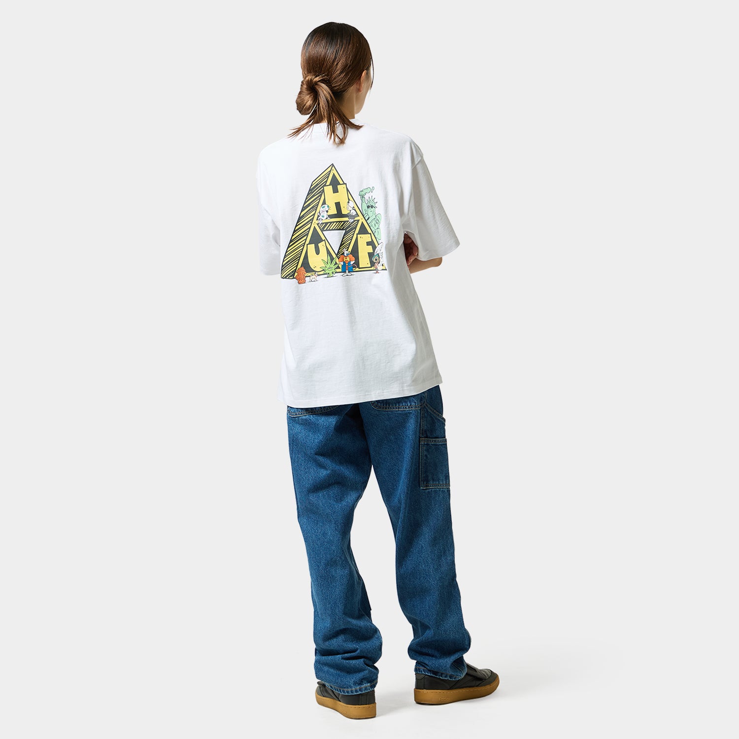 HUF (ハフ) Worldwide JP /T-SHIRTS（Tシャツ）/ 【オンラインストア限定】SATURDAY MORNING TT TEE商品 / BLACK
