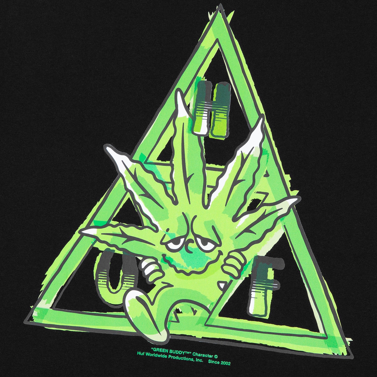 HUF (ハフ) Worldwide JP /T-SHIRTS（Tシャツ）/ 【オンラインストア限定】GREEN BUDDY TT TEE商品 / NATURAL