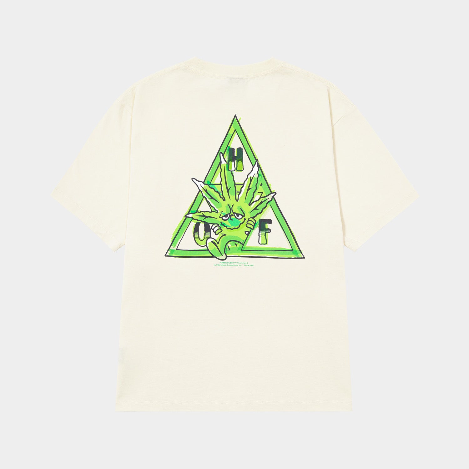 HUF (ハフ) Worldwide JP /T-SHIRTS（Tシャツ）/ 【オンラインストア限定】GREEN BUDDY TT TEE商品 / NATURAL