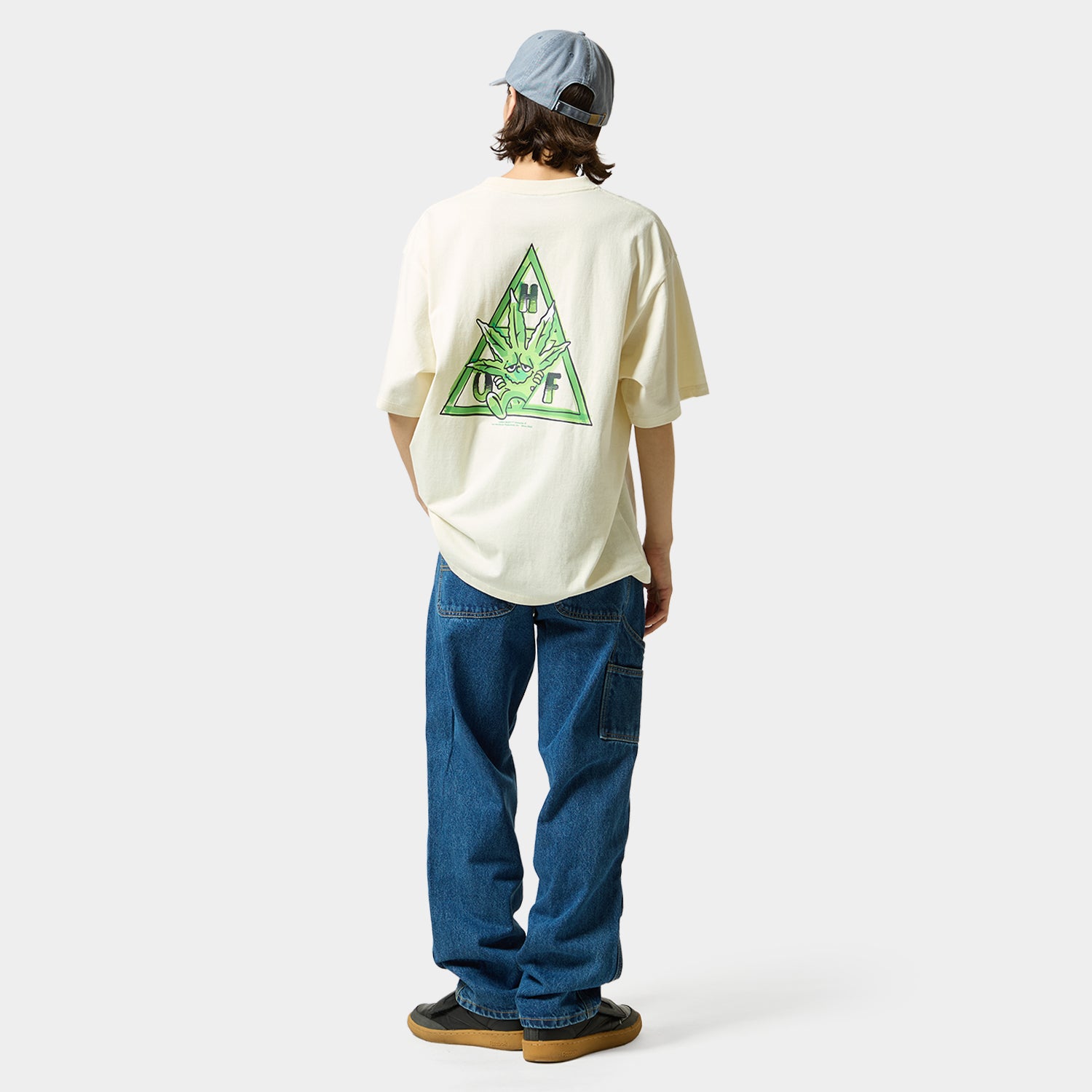 HUF (ハフ) Worldwide JP /T-SHIRTS（Tシャツ）/ 【オンラインストア限定】GREEN BUDDY TT TEE商品 / NATURAL