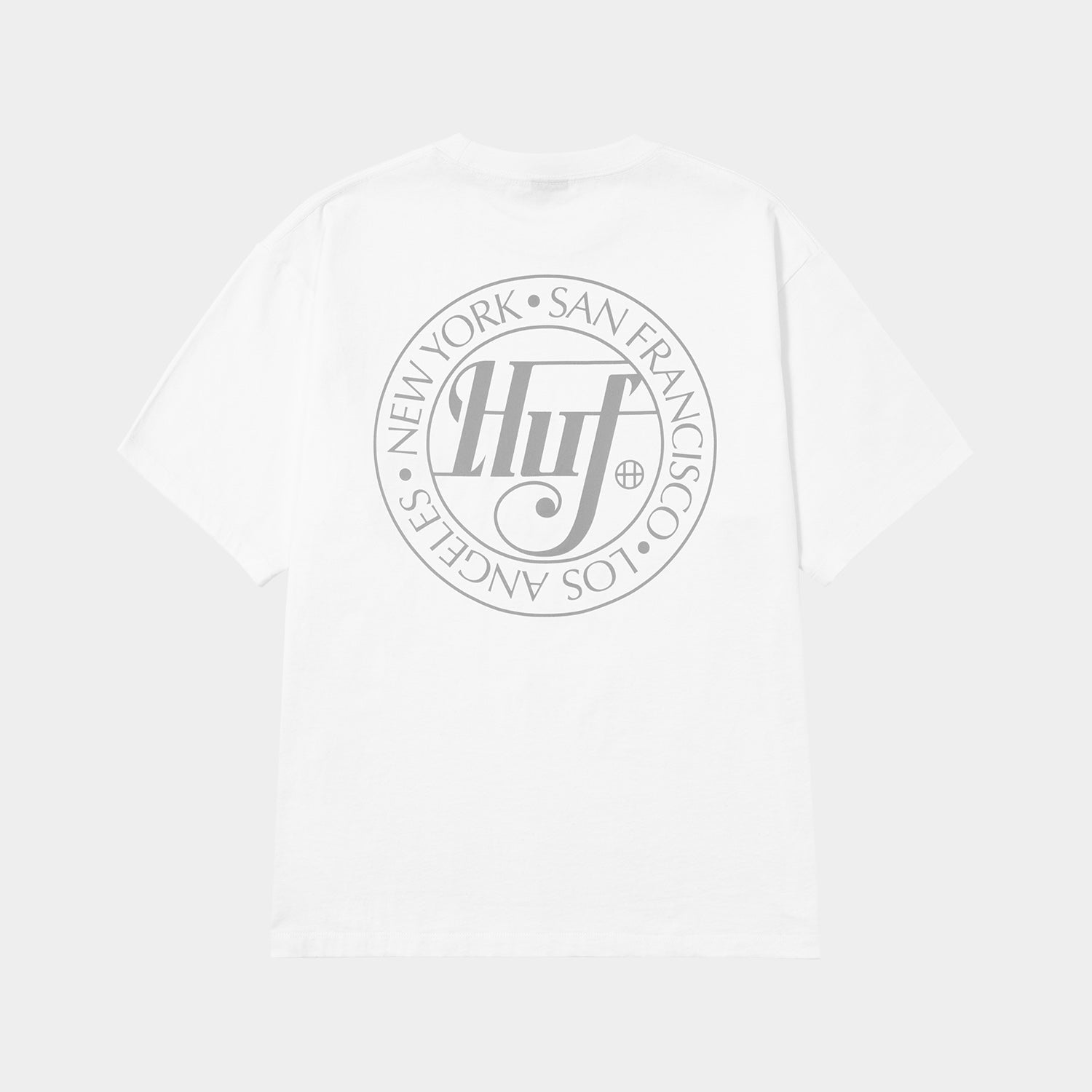HUF (ハフ) Worldwide JP /T-SHIRTS（Tシャツ）/ SHARP SCRIPT TEE商品 / LT BLUE