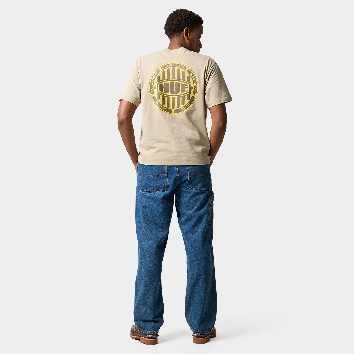 HUF (ハフ) Worldwide JP /T-SHIRTS（Tシャツ）/ DRAIN CAP TEE商品 / CLAY