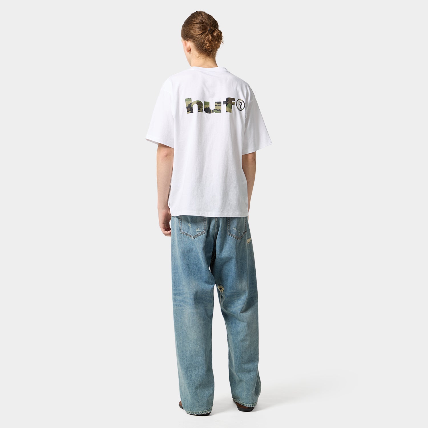 HUF (ハフ) Worldwide JP /T-SHIRTS（Tシャツ）/ huf eightynine CAMO TEE商品 / PINK