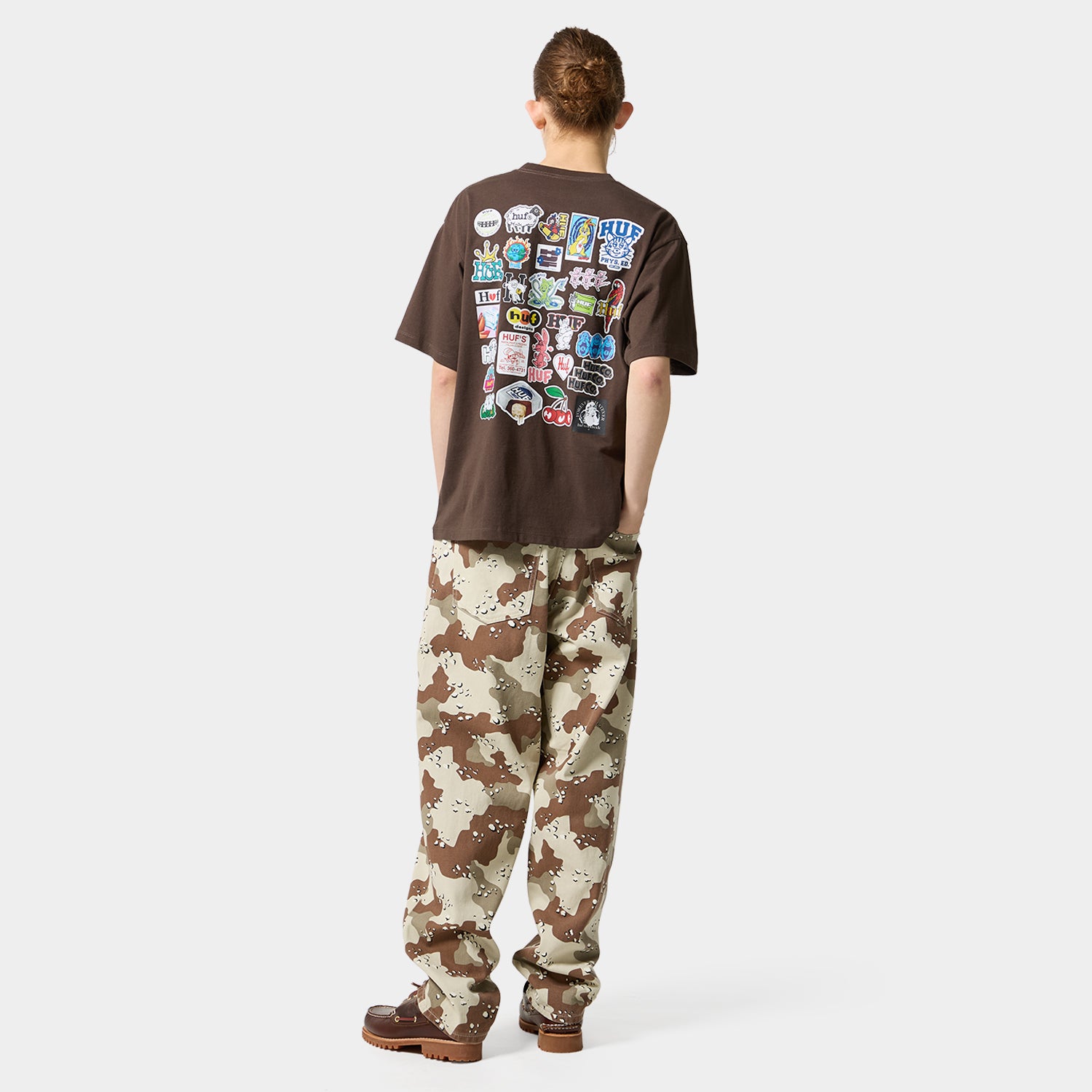 HUF (ハフ) Worldwide JP /T-SHIRTS（Tシャツ）/ STICKER PACK TEE商品 / WHITE