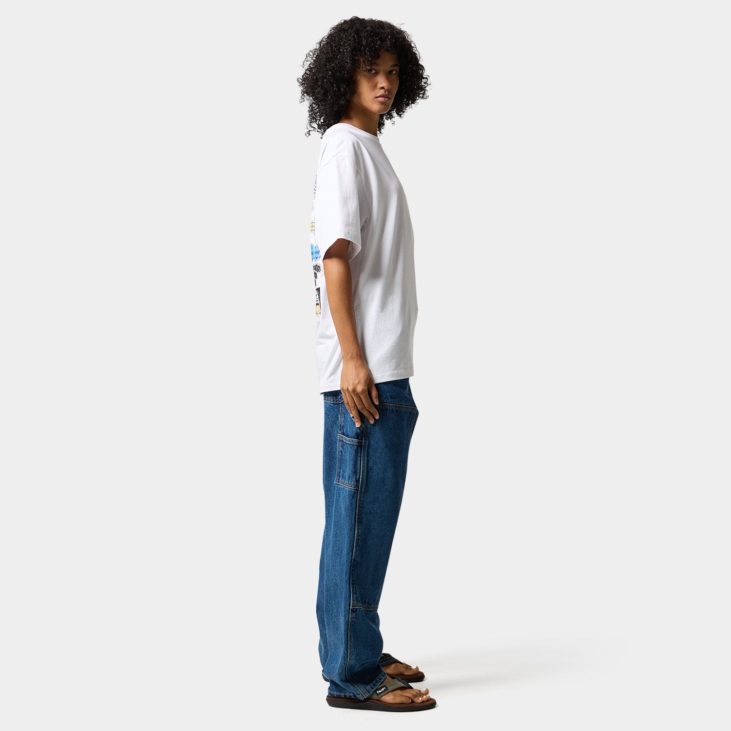 HUF (ハフ) Worldwide JP /T-SHIRTS（Tシャツ）/ STICKER PACK TEE商品 / WHITE