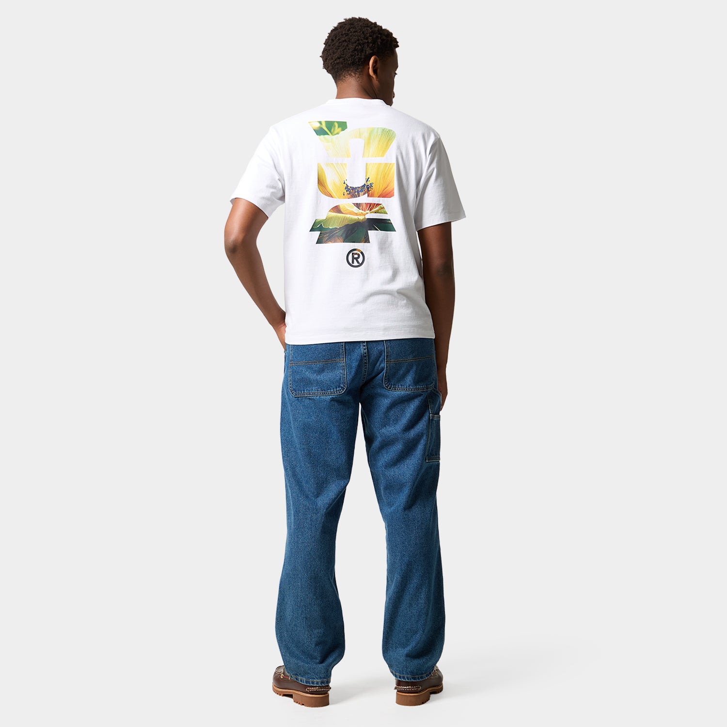 HUF (ハフ) Worldwide JP /T-SHIRTS（Tシャツ）/ KNOCKOUT FLOWER TEE商品 / NAVY