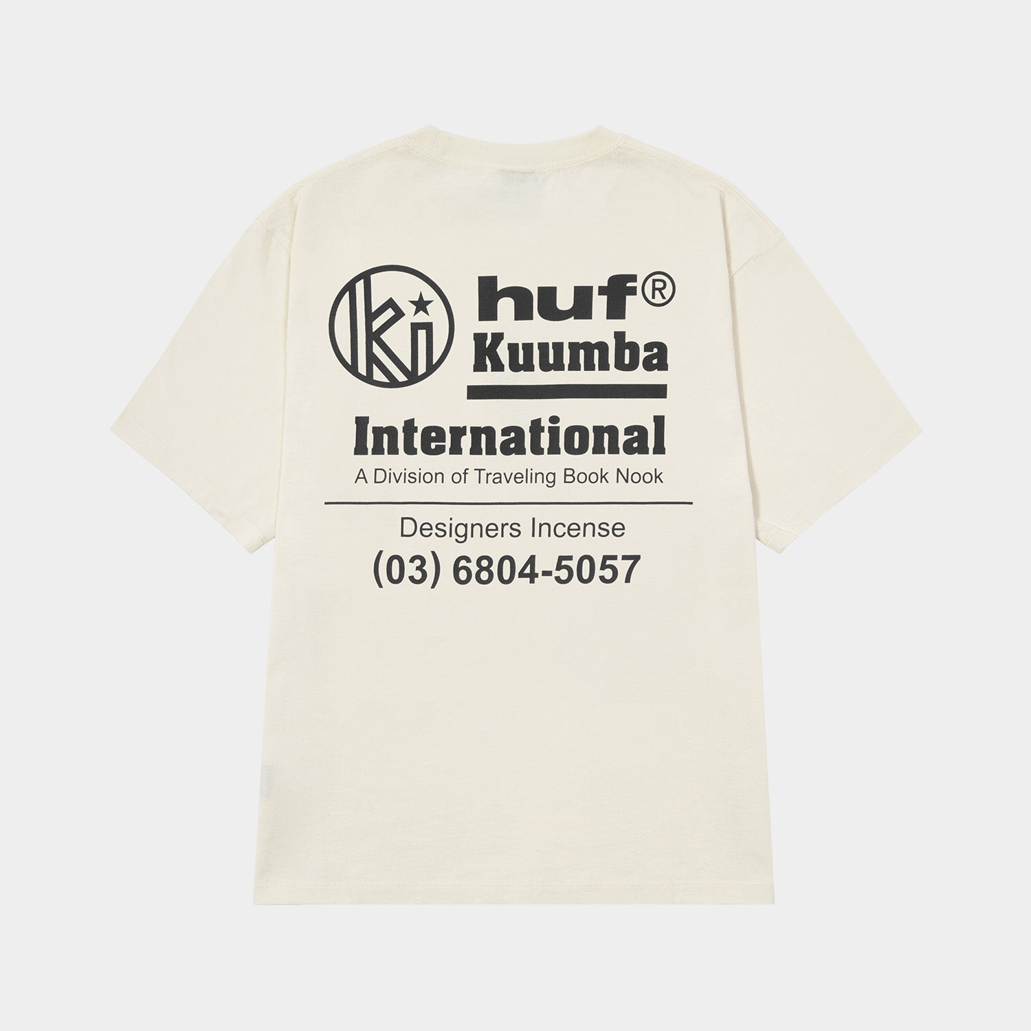 HUF (ハフ) Worldwide JP /T-SHIRTS（Tシャツ）/ HUF X KUUMBA INTERNATIONAL KUUMBA TEE商品 / CREAM