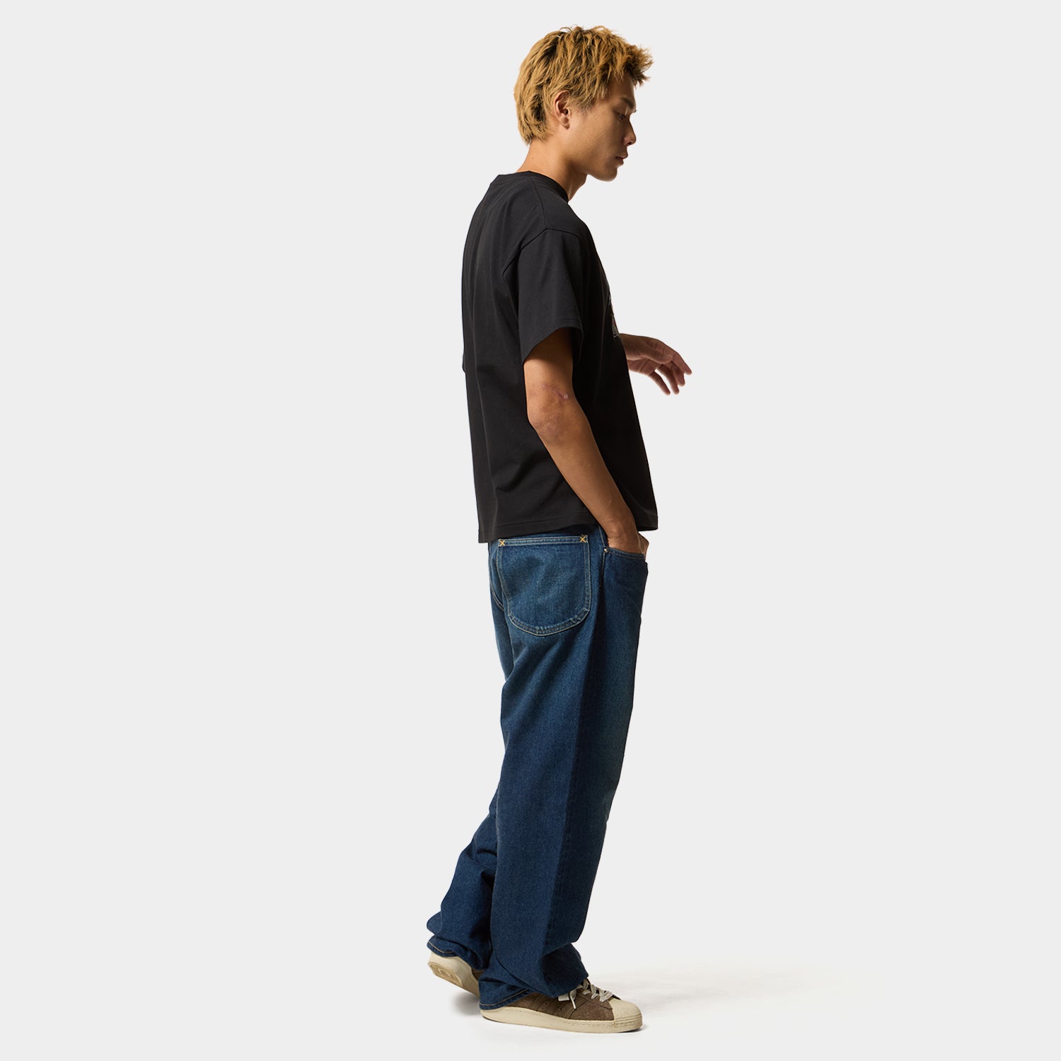 HUF (ハフ) Worldwide JP /T-SHIRTS（Tシャツ）/ HUF X EVISEN SKATEBOARDS DRAGON TEE商品 / BLACK