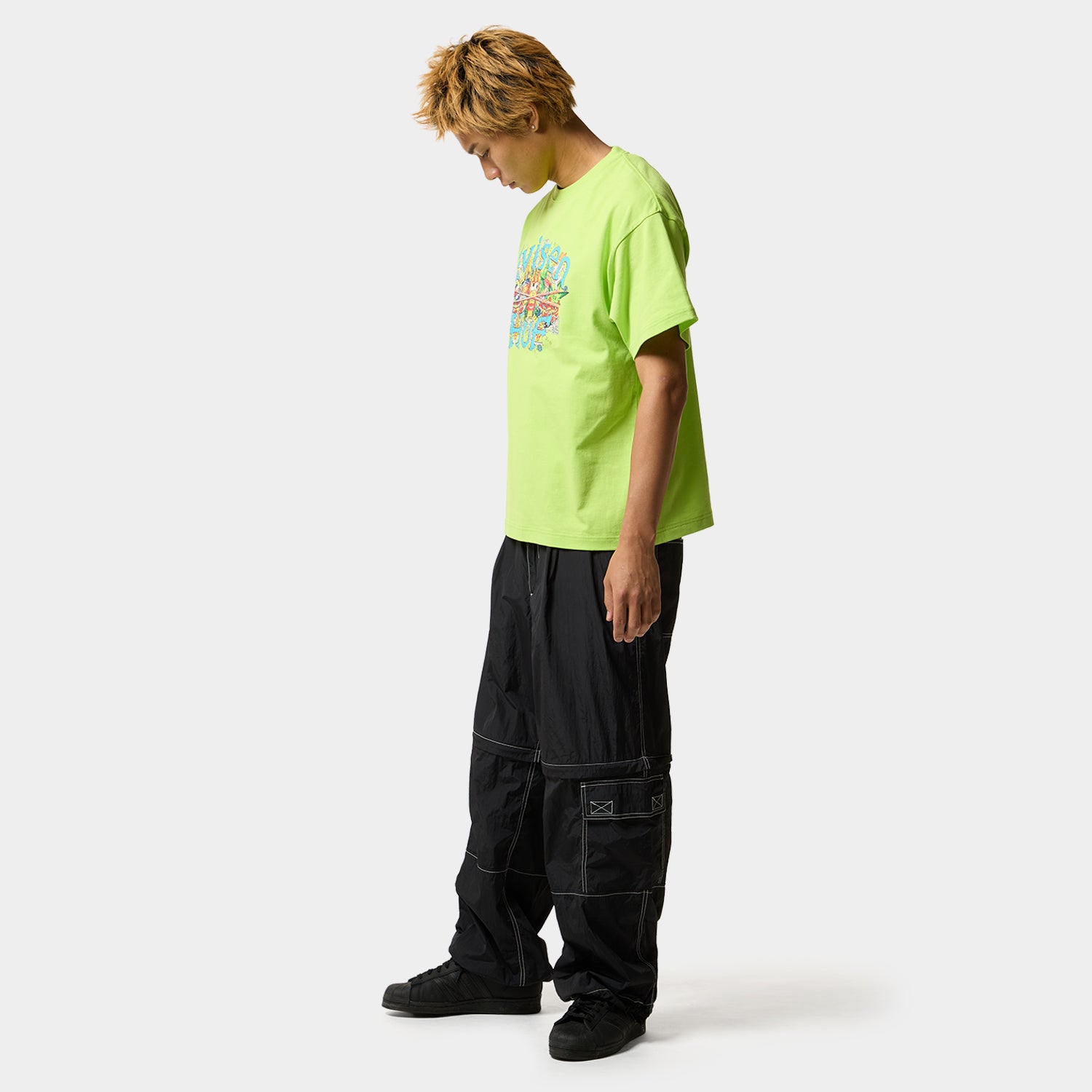 HUF (ハフ) Worldwide JP /T-SHIRTS（Tシャツ）/ HUF X EVISEN SKATEBOARDS DRAGON TEE商品 / BLACK