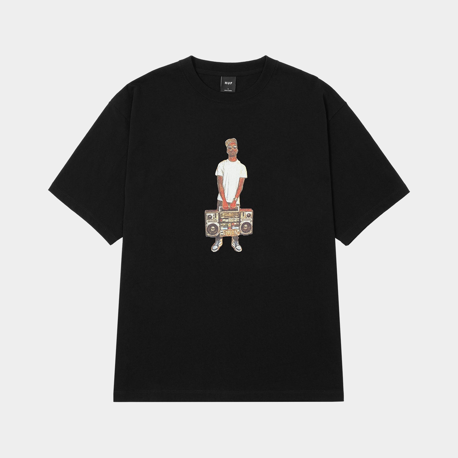 HUF (ハフ) Worldwide JP /T-SHIRTS（Tシャツ）/ HUF X J.ROCC X STONES THROW TEE商品 / WHITE