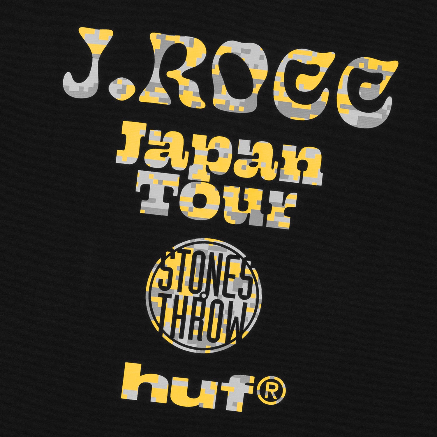 HUF (ハフ) Worldwide JP /T-SHIRTS（Tシャツ）/ HUF X J.ROCC X STONES THROW TEE商品 / WHITE