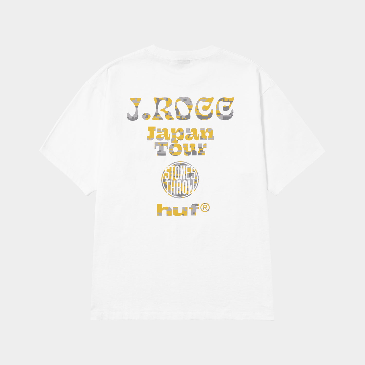 HUF (ハフ) Worldwide JP /T-SHIRTS（Tシャツ）/ HUF X J.ROCC X STONES THROW TEE商品 / WHITE