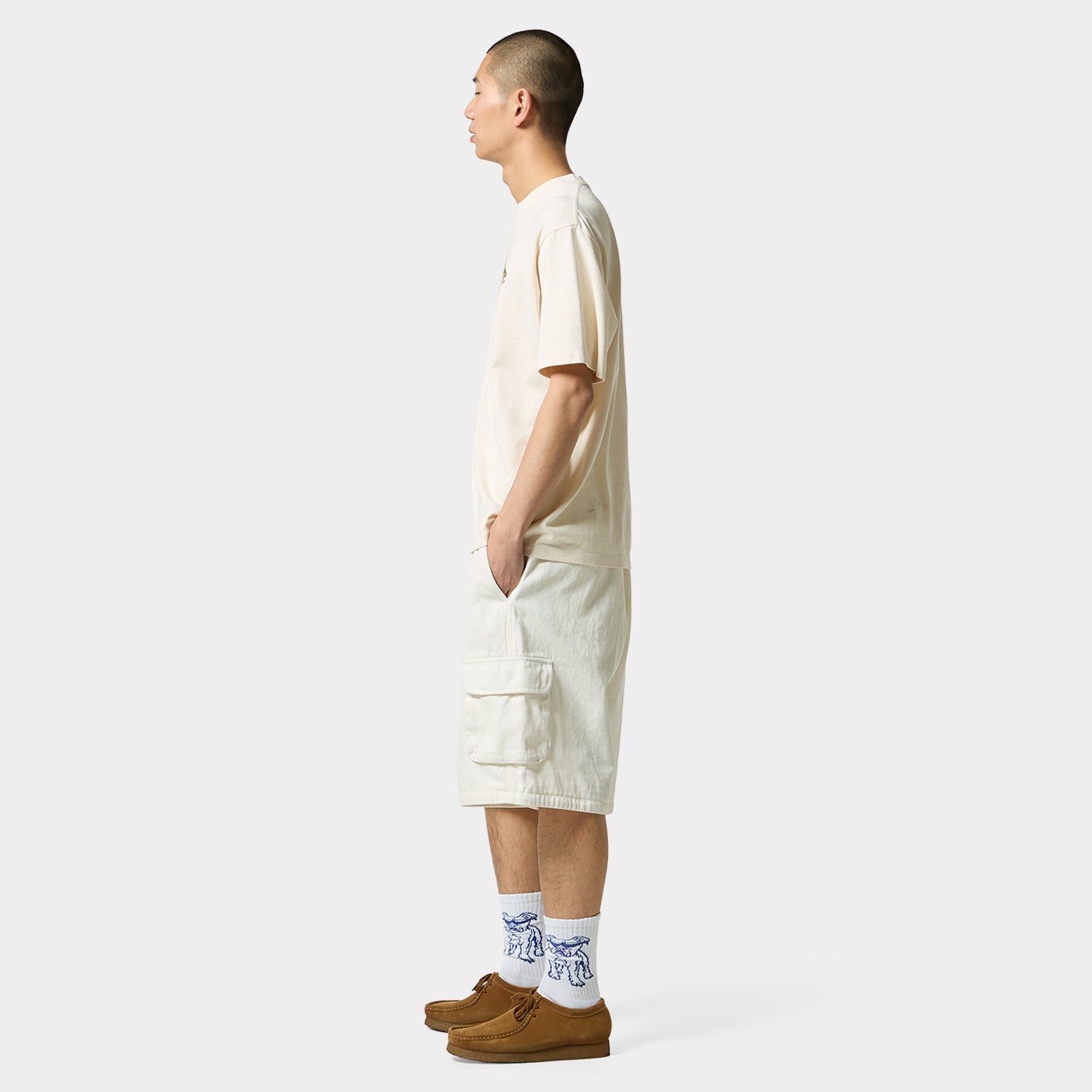 HUF (ハフ) Worldwide JP /T-SHIRTS（Tシャツ）/ huf CO-OP GOLDEN TROUT TEE商品 / NATURAL