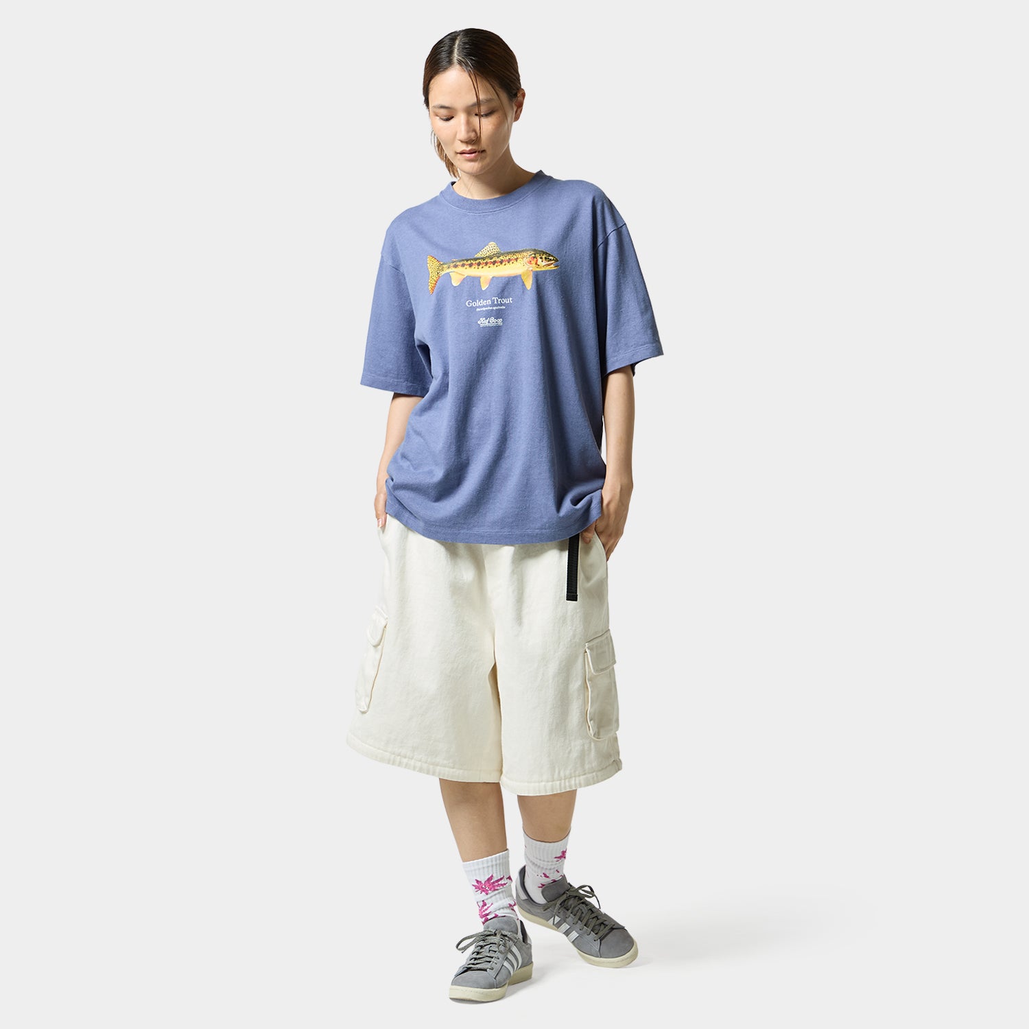 HUF (ハフ) Worldwide JP /T-SHIRTS（Tシャツ）/ huf CO-OP GOLDEN TROUT TEE商品 / NATURAL