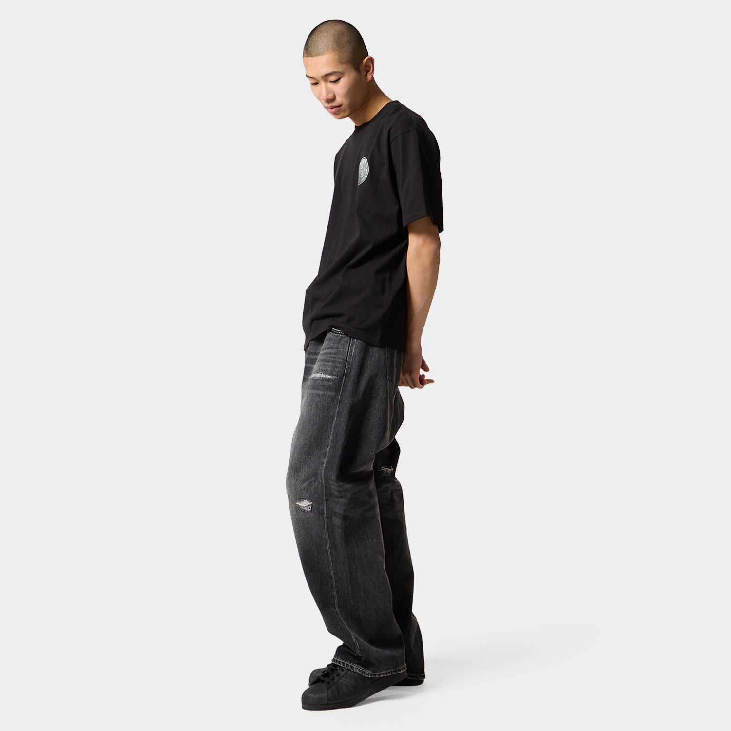 HUF (ハフ) Worldwide JP /T-SHIRTS（Tシャツ）/ HUF X RYU GA GOTOKU TEE商品 / BLACK