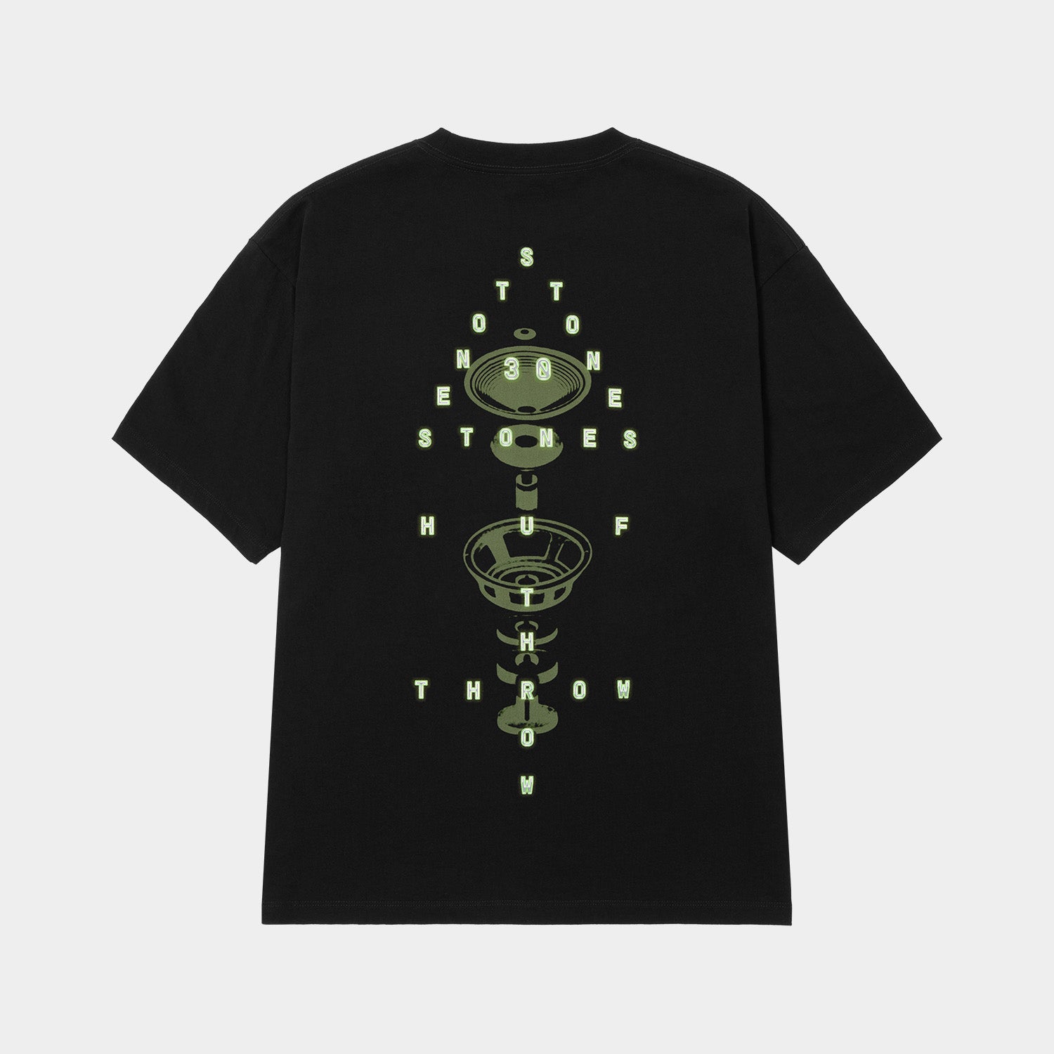 HUF (ハフ) Worldwide JP /T-SHIRTS（Tシャツ）/ HUF X STONES THROW 30th TEE商品 / BLACK
